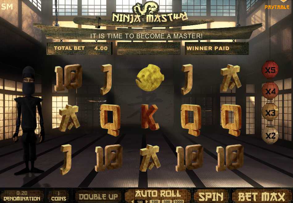 NEW SLOT NINJA MASTER gives you the chance to  WIN BIG in Lotsa Slots