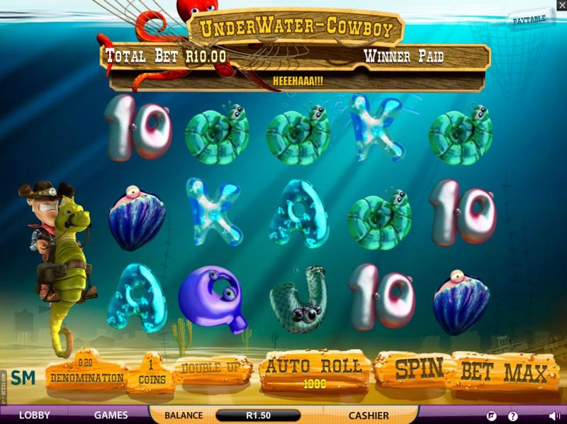 Underwater Cowboy Video Slot Review