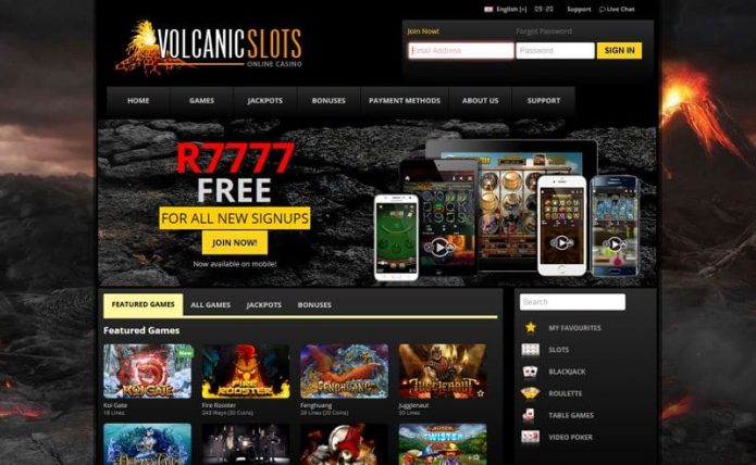 Volcanic Slots Casino