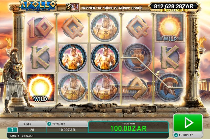 Apollo God of the Sun Slot from Leander Games