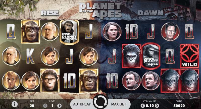 Planet of the Apes Dual Play Areas
