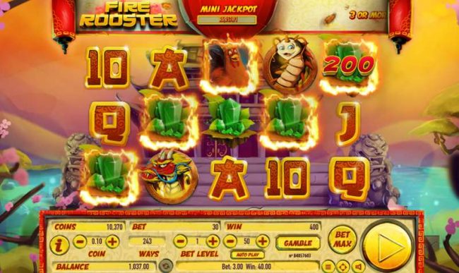 Fire Rooster Slot Game