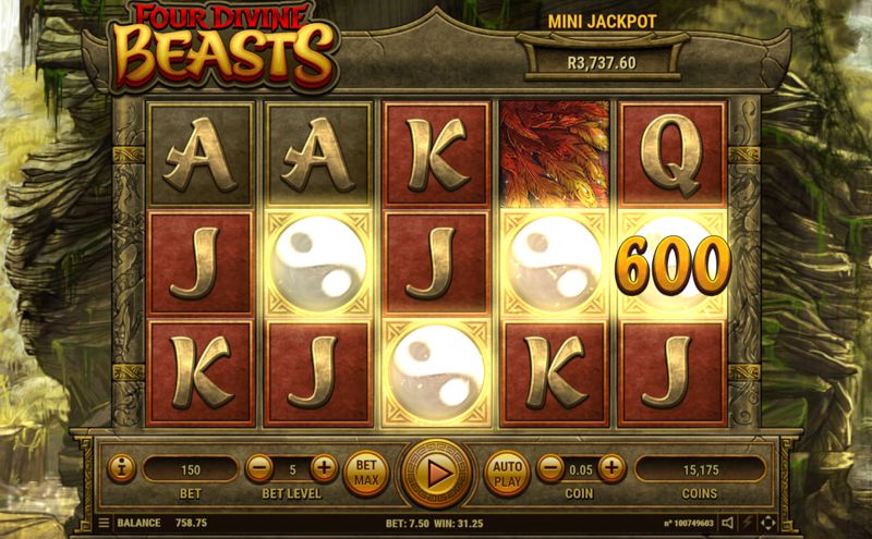 Four Divine Beasts Slot Game