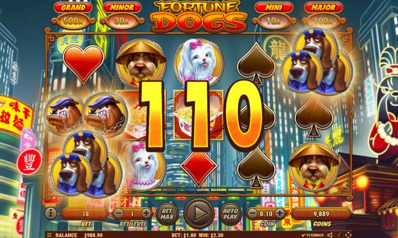 Fortune Dogs Slot Free Spins