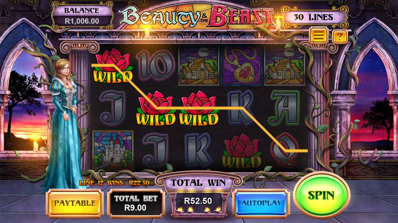 Beauty and the Beast Slot Release from Leander Gaming