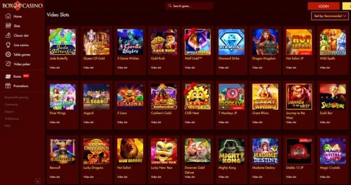 Box 24 Casino Games