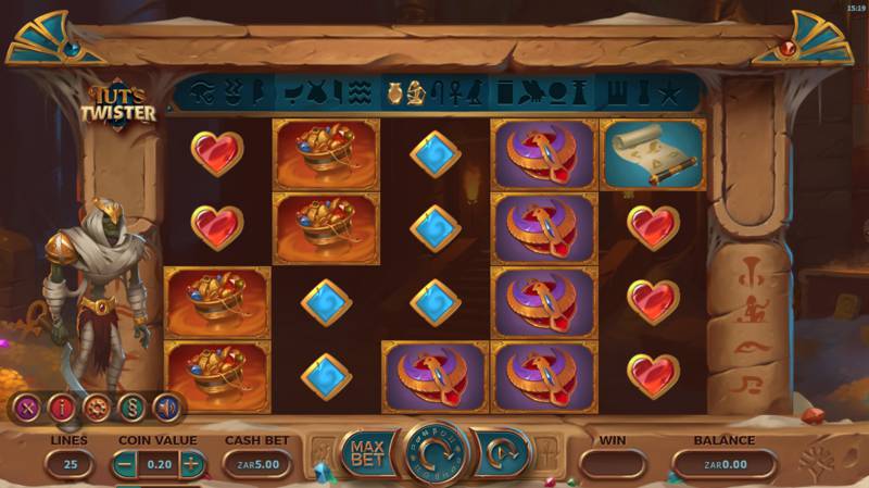 Tut’s Twister is a Video Slot Game from Yggdrasil Gaming