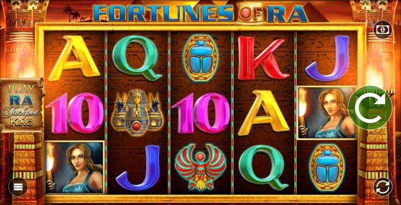 Fortunes of Ra is an Egyptian Themed Slot Game