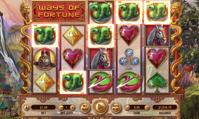 Ways of Fortune Slot Game Win