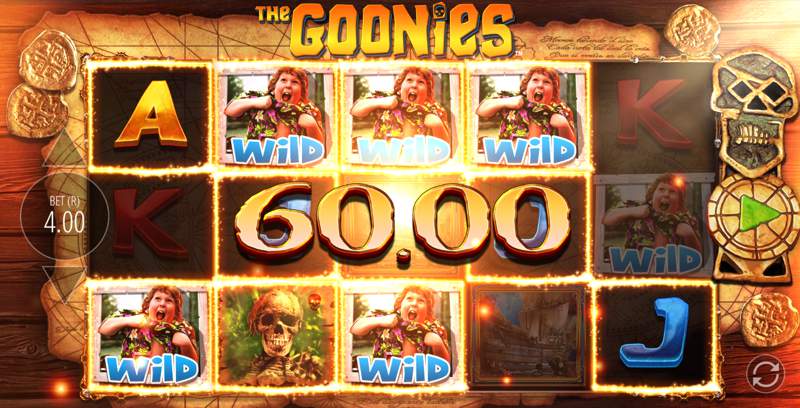 The Goonies: Never Say Die Slot Win
