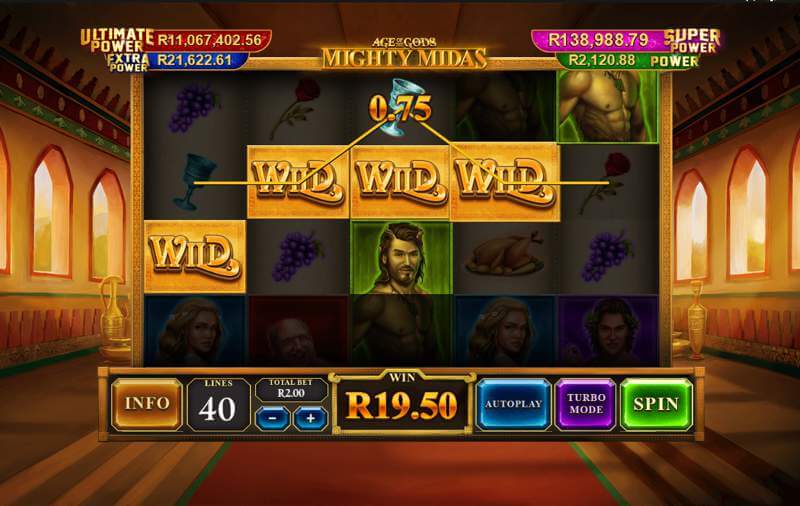Age of the Gods: Mighty Midas Win