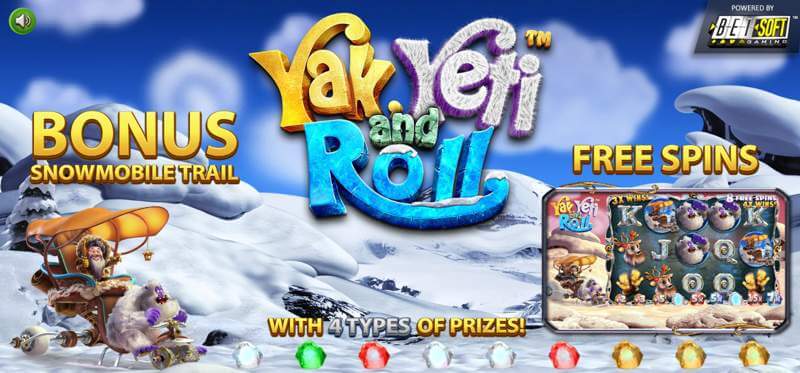 Yak, Yeti and Roll is a Fun New Slot Game from BetSoft