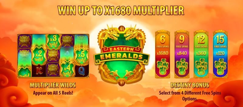 Eastern Emeralds is an Asian Themed Slot Game from QuickSpin