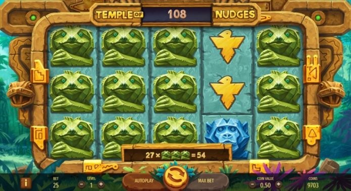 Temple of Nudges Video Slot Game