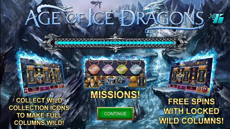 Age of Ice Dragons a Fantasy Themed Slot from Oryx Gaming