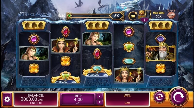 Age of Ice Dragons Video Slot Game
