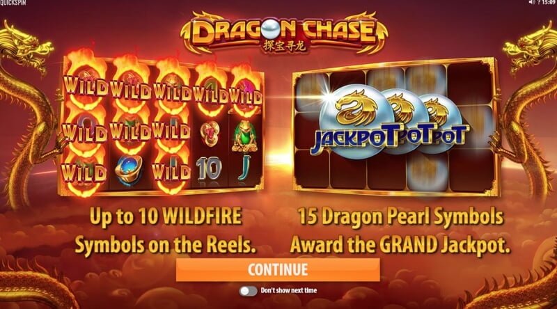 Dragon Chase is a Fire Spitting New Slot Game from Quickspin