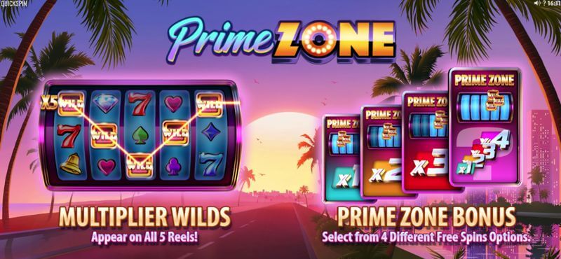 Prime Zone is a New Slot Game from the Quickspin Stable