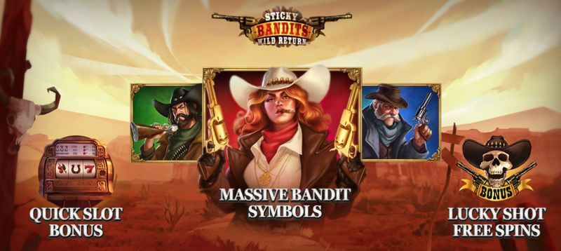 Sticky Bandits: Wild Return is a New Slot Release from Play’nGO