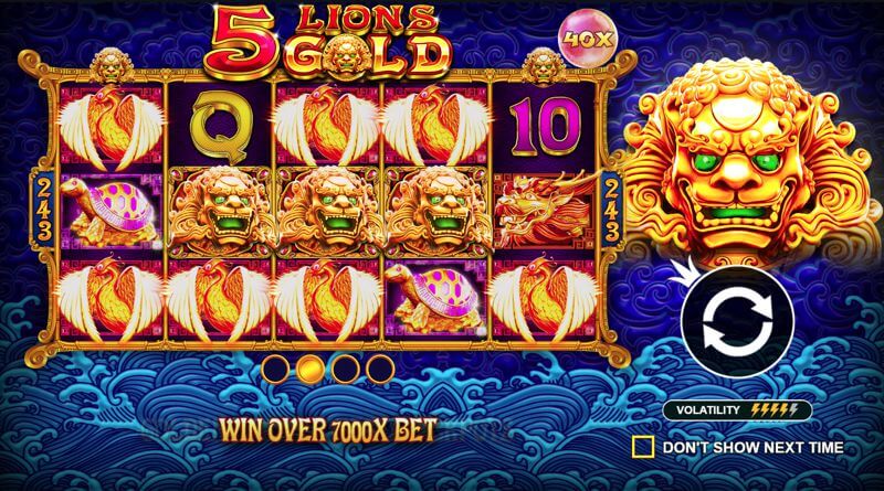 5 Lions Gold is a New Chinese Themed Slot from Pragmatic Play