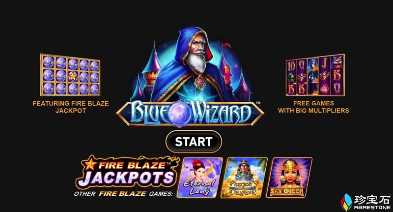 Blue Wizard is a New Slot Game from Rarestone Gaming