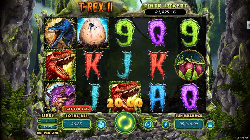 T-Rex II Video Slot Game