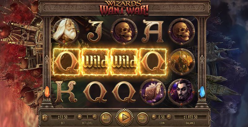 Wizards Want War! Video Slot Game