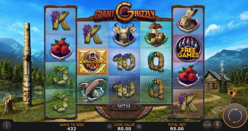 Giant Grizzly Video Slot Game