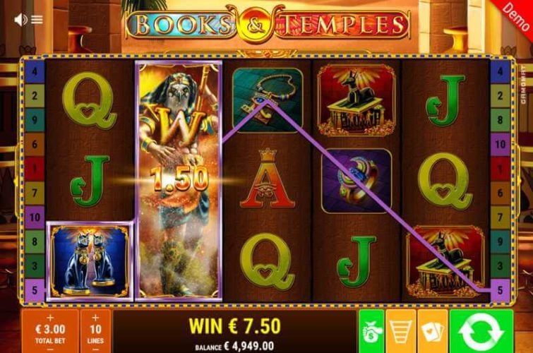 Books & Temples Video Slot Game