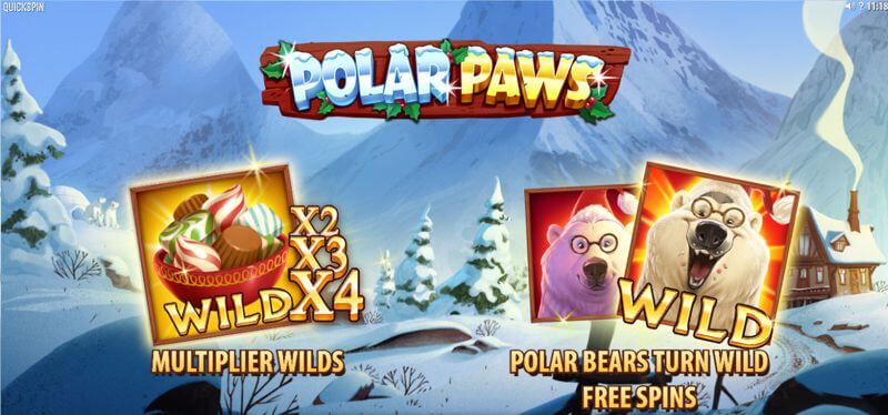 Polar Paws is an Christmas Themed Slot Game (late review)
