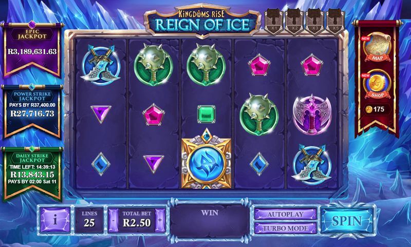 Kingdoms Rise Reign of Ice Slot Game