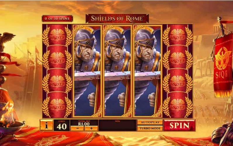 Shields of Rome Video Slot Game