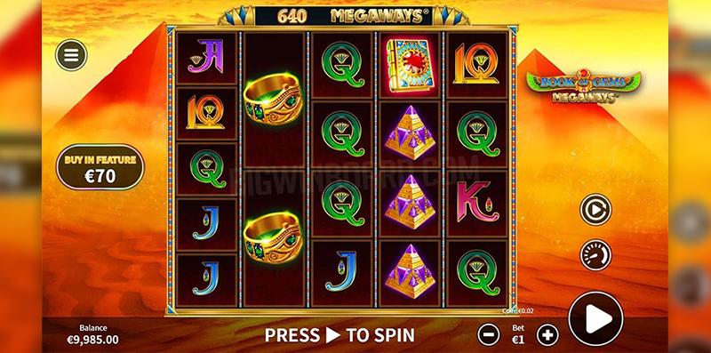 Book of Gems Megaways Online Slot By Skywind Group