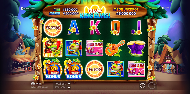 Aloha King Elvis! Online Slot By BGaming