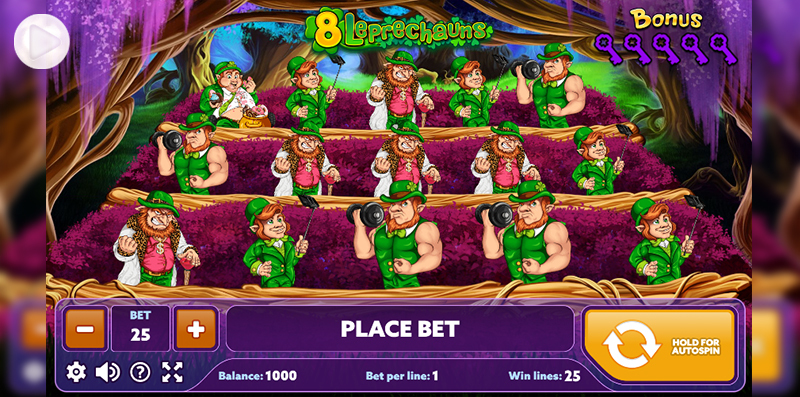8 Leprechauns Online Slot By PlayPearls