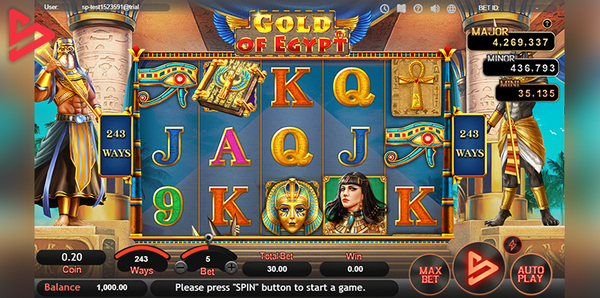 Gold Of Egypt Online Slot By SimplePlay