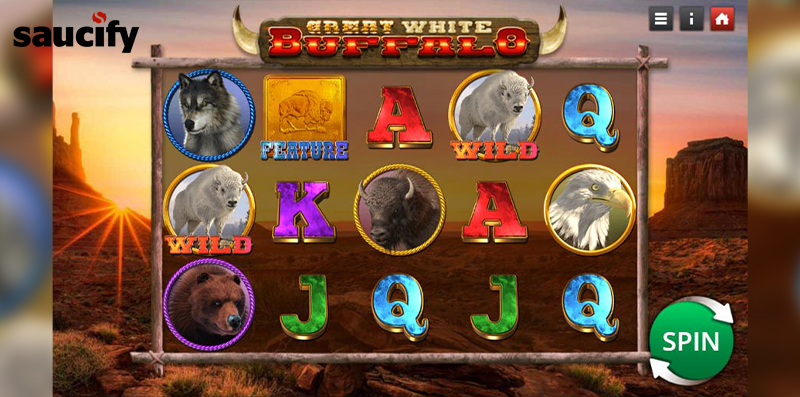 Great White Buffalo – Online Slot By Saucify