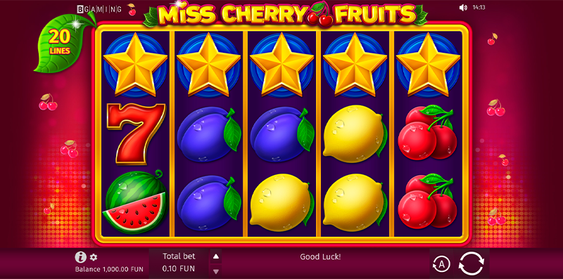 Miss Cherry Fruits – Online Slot By BGaming