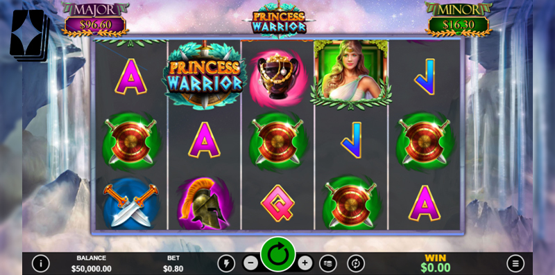 Princess Warrior – Online Slot By Realtime Gaming