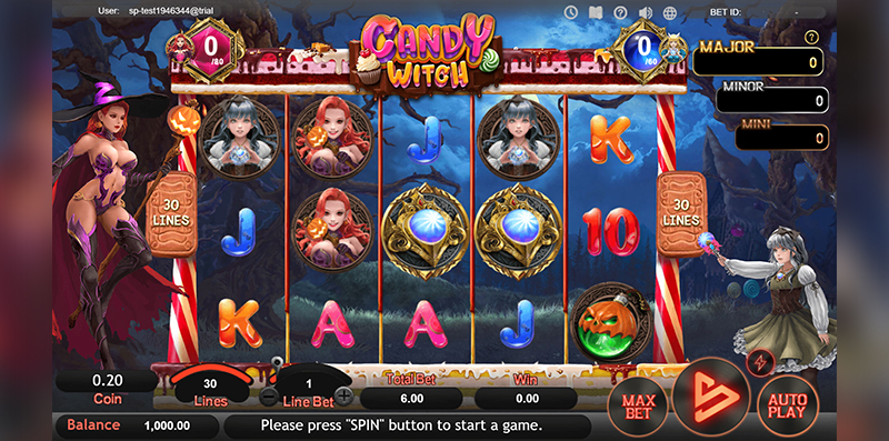 Candy Witch – Online Slot By SimplePlay