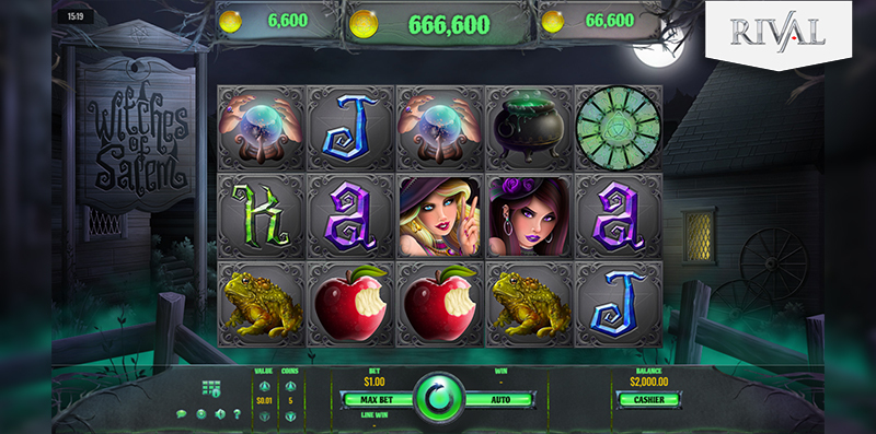 Witches Of Salem – Online Slot By Rival