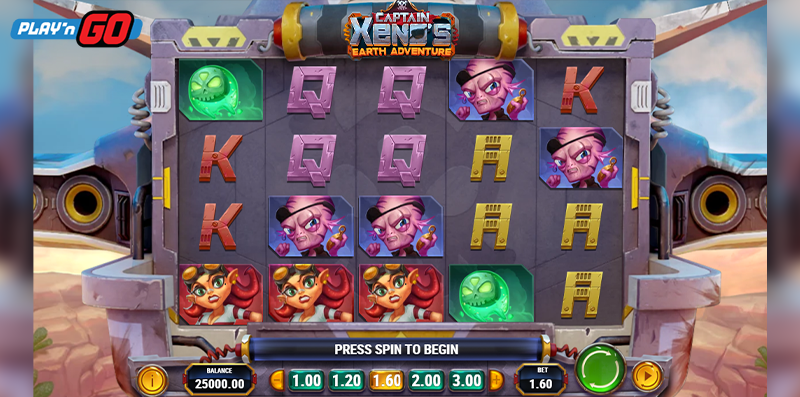 Captain Xeno’s Earth Adventure – Online Slot By Play’n GO