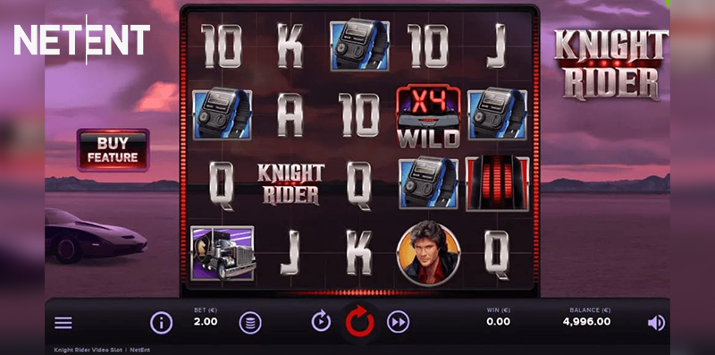 Knight Rider – Online Slot By NetEntertainment