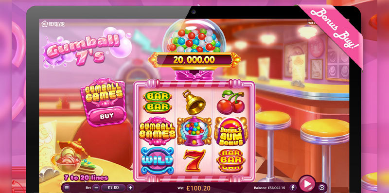 Gumball 7’s – Online Slot By Revolver Gaming