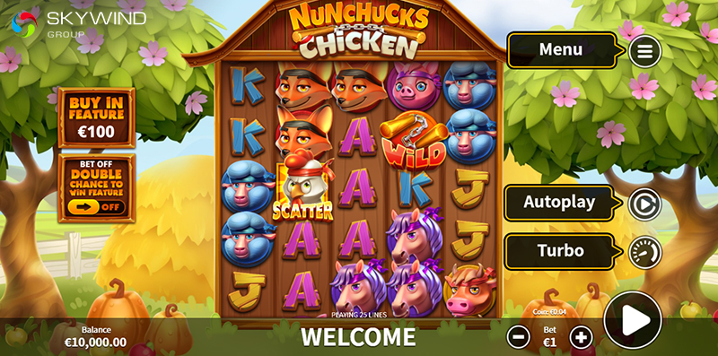 Nunchucks Chicken – Online Slot By Skywind Group