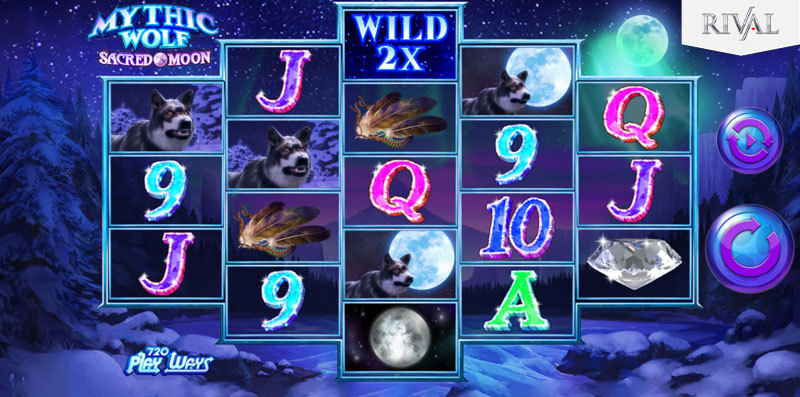 Mythic Wolf Sacred Moon – Online Slot By Rival Gaming