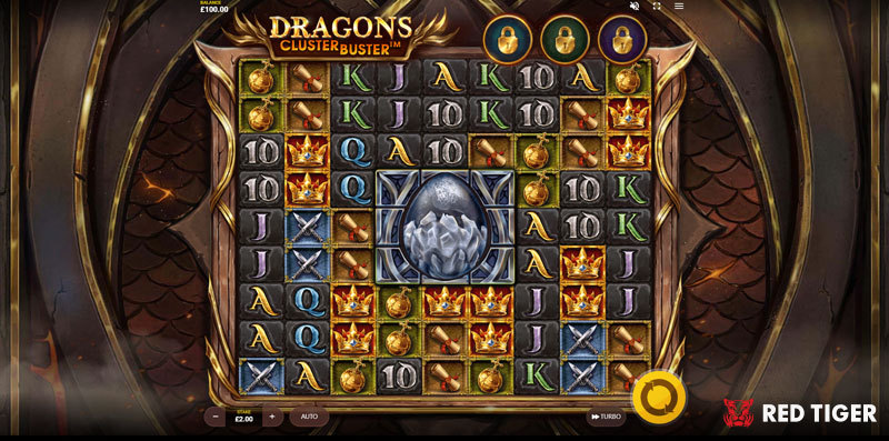 Dragons Clusterbuster – Online Slot By Red Tiger Gaming