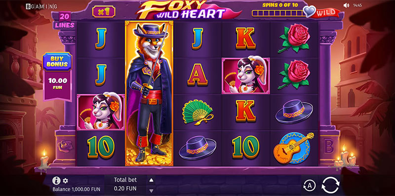 Foxy Wild Heart – Online Slot By BGaming