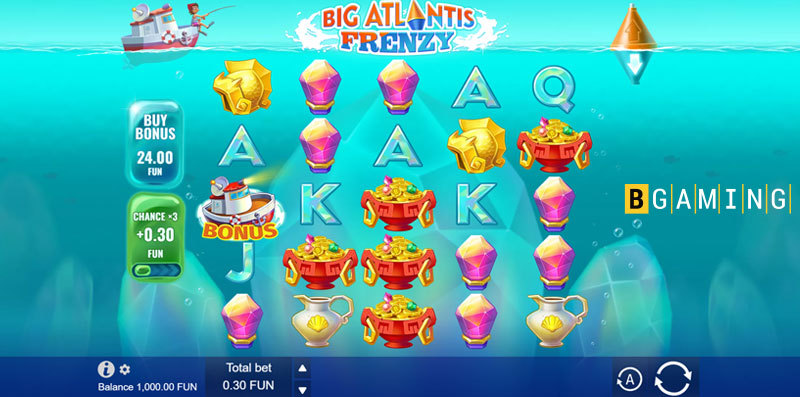 Big Atlantis Frenzy – Online Slot By BGaming