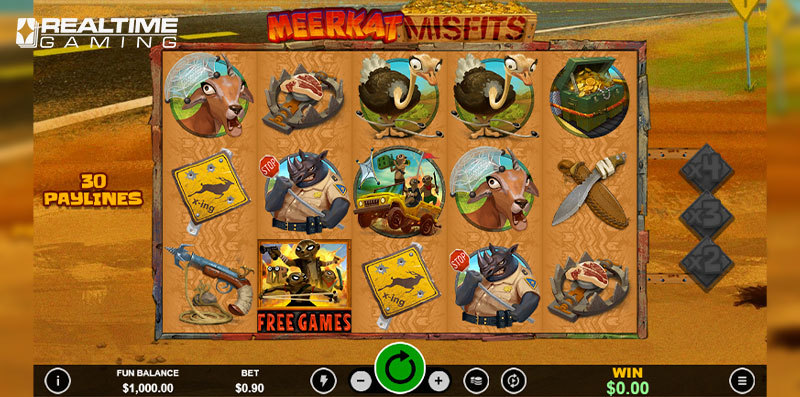 Meerkat Misfits – Online Slots By RealTime Gaming